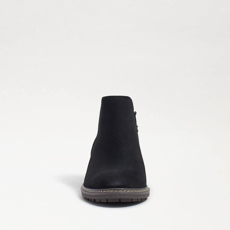 Sam Edelman Pryce Ankle Bootie-Black Suede