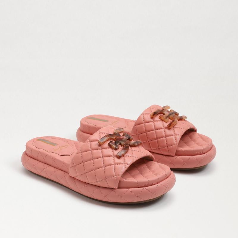 Sam Edelman Karinda Slide Sandal-Canyon Clay Leather Sam Edelman Karinda Slide Sandal-Canyon Clay Leather