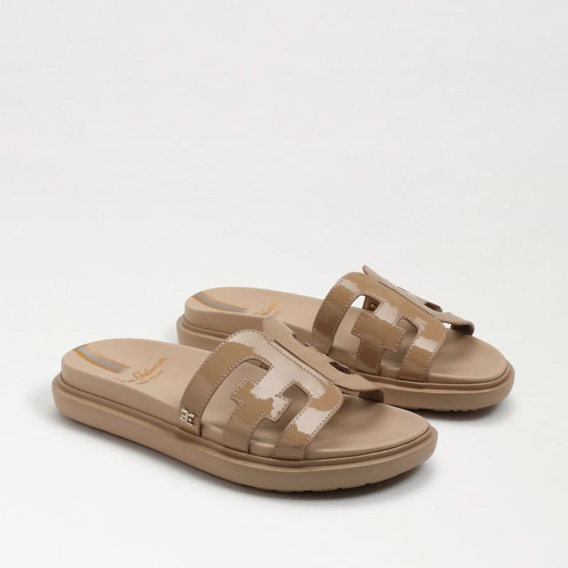 Sam Edelman Valeri Slide Sandal-Almond Patent Sam Edelman Valeri Slide Sandal-Almond Patent