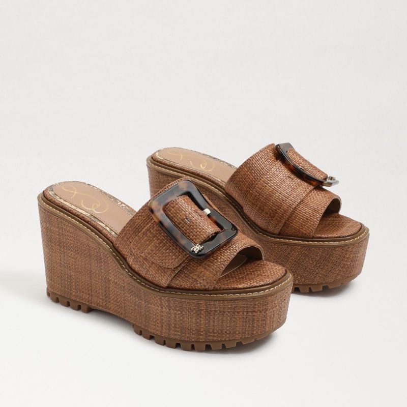 Sam Edelman Livi Espadrille Wedge Sandal-Cuoio Weave